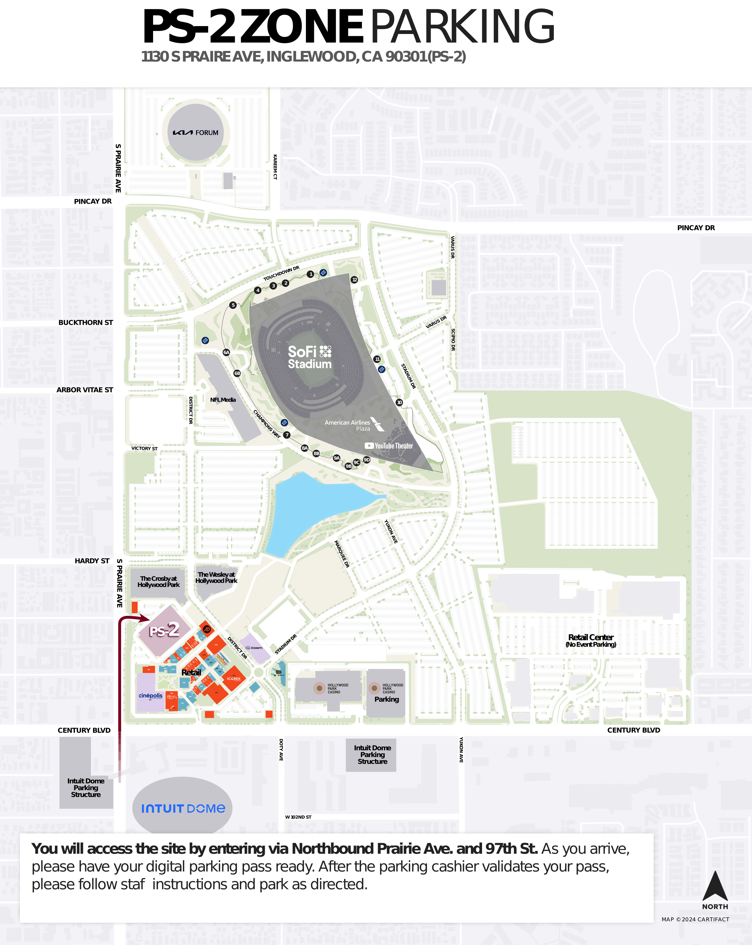 Hollywood Park Map